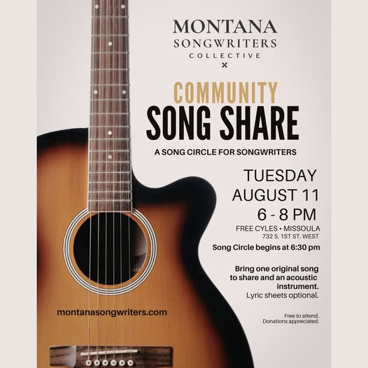 August Community Song Share show image