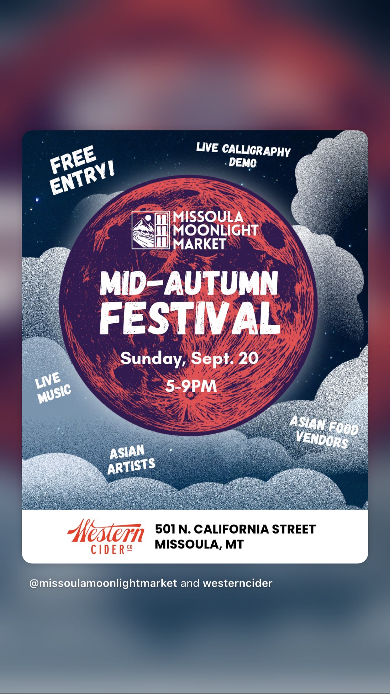 Missoula Moonlight Market Mid-Autumn Festival show image