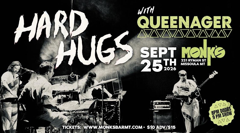 Hard Hugs With Queenager Live At Monk’s show image