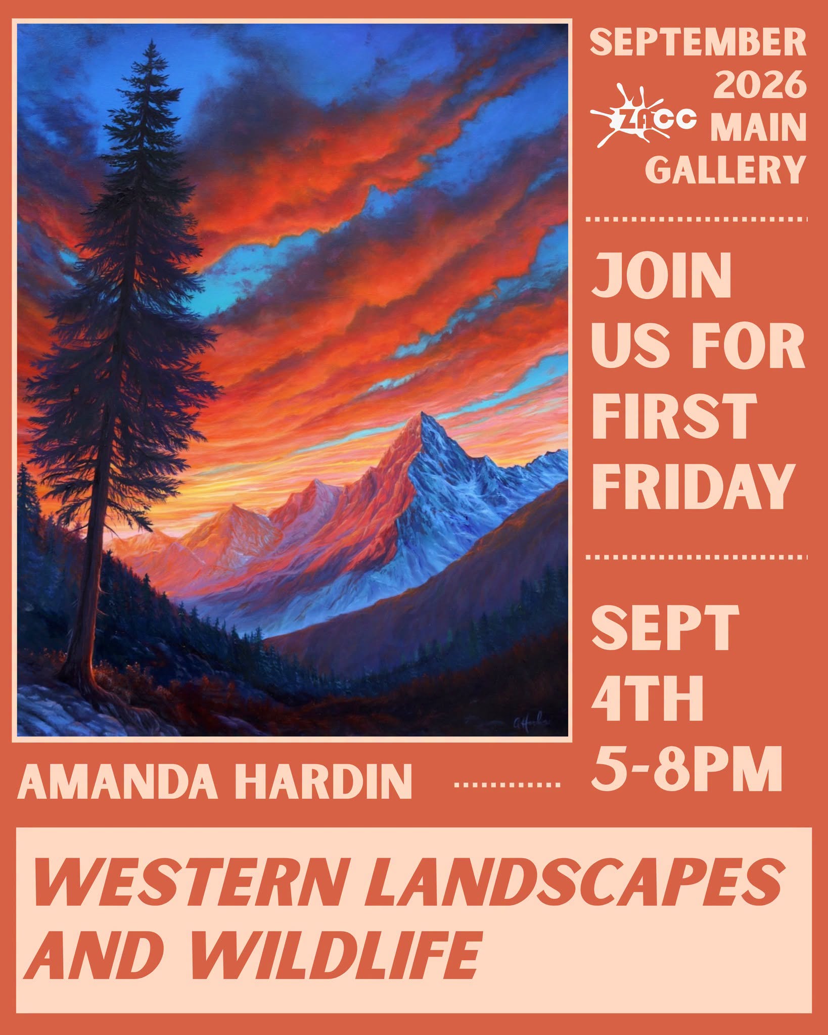 First Friday Opening: Amanda Hardin’s Western Landscapes and Wildlife show image