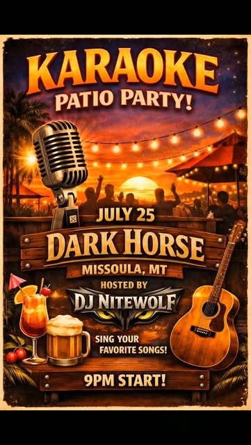 KARAOKE PATIO PARTY! show image