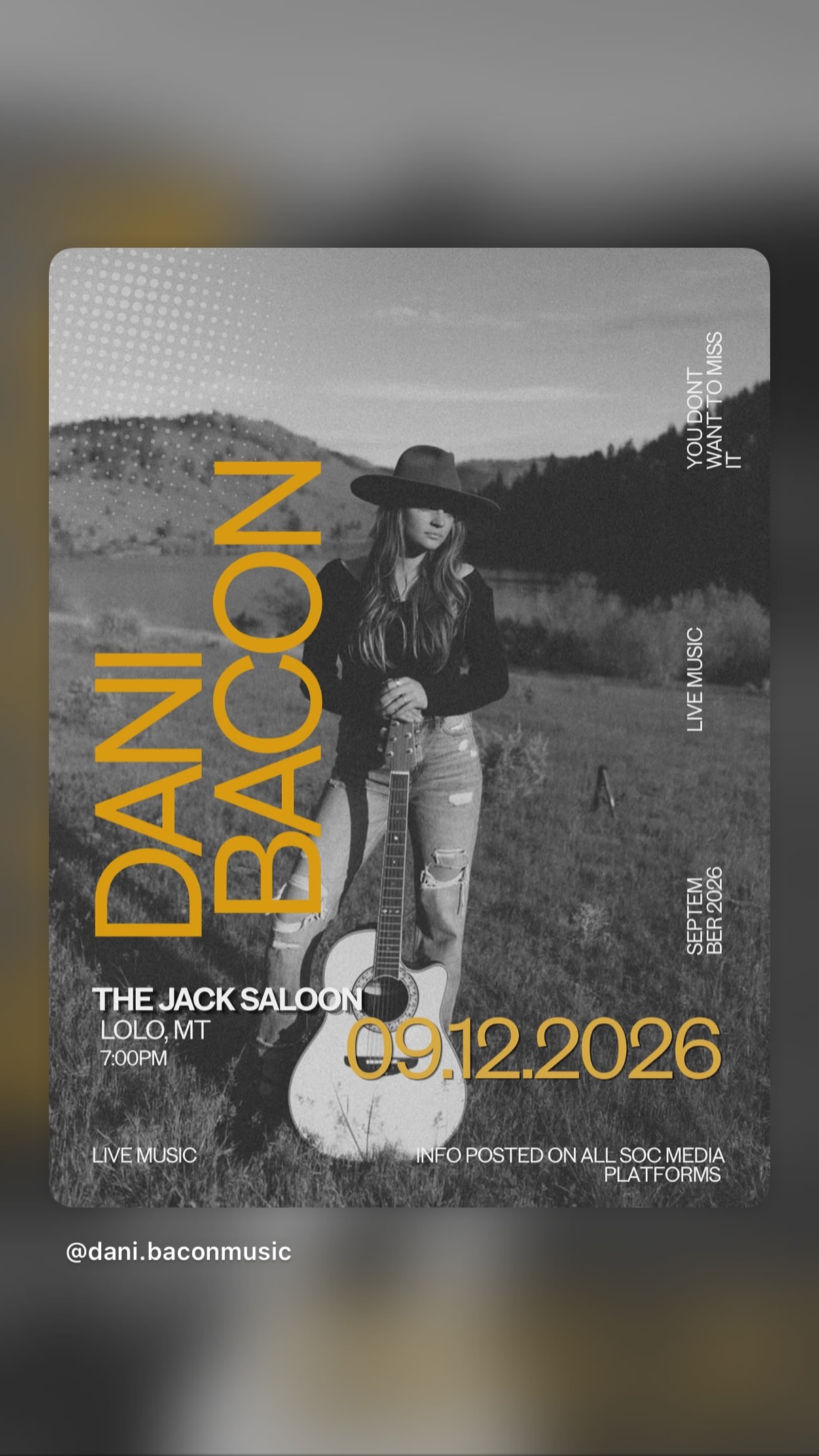 Dani Bacon show image