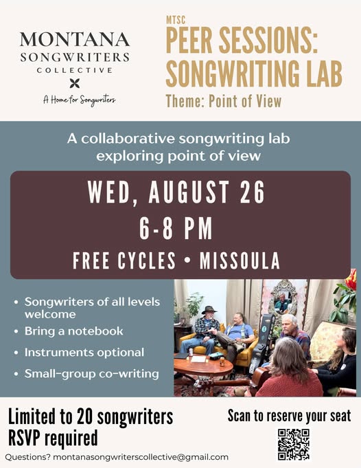 Peer Sessions: Songwriting Lab — Point of View show image