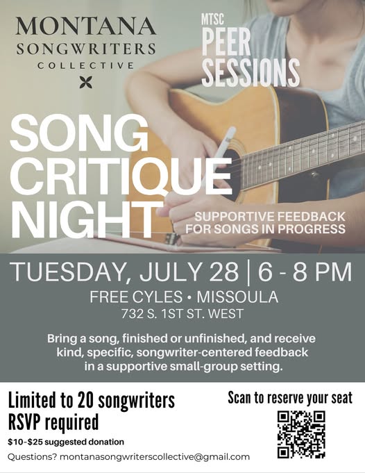 MTSC Peer Sessions: Song Critique Night show image
